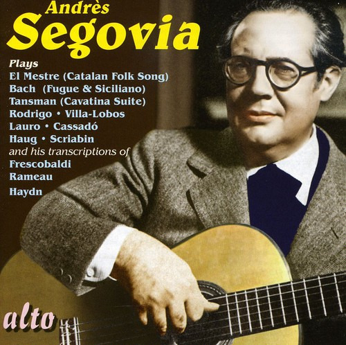 Andres Segovia Segovia Plays: Lo Mestre & Bach & Haydn &  Cd