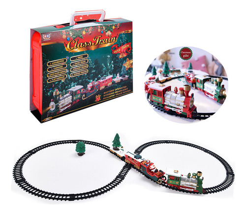 Regalo De Juguete Infantil Con Tren Eléctrico Navideño