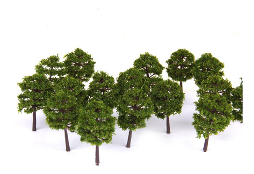 7 Paquete De 6-7 Modelos De Árboles De Plástico, 7 Piezas