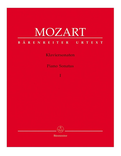 W.a. Mozart: Klaviersonaten Band 1 / Piano Sonatas Vol.1