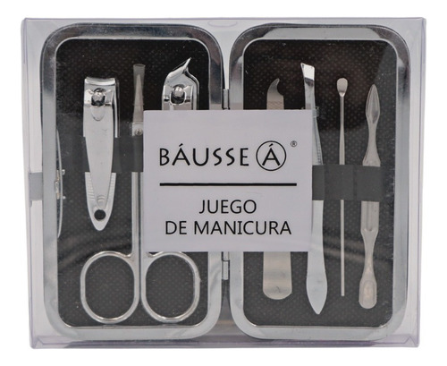 Kit Manicure Uñas Profesional Alicate Tijera Empujador 7 Pz