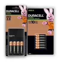 Comprar Cargador Duracell +4 Pilas Aa Rec. De 2500mah +6 P. Aaa Rec.