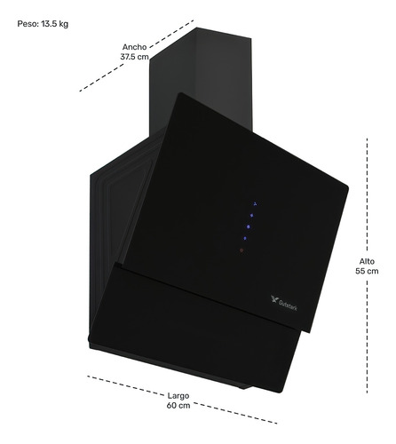 Combo Parrilla Empotrable 3 Quem Y Campana Pared Plegable
