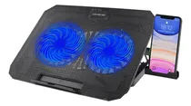 Comprar Cooler Laptop 17  Negro \u002F 5 Niveles \u002F 2 Entradas Usb