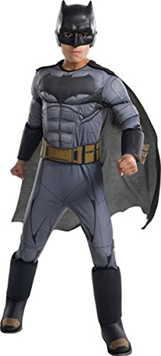 Disfraz De Rubie Justice League Boys Deluxe Batman Costume