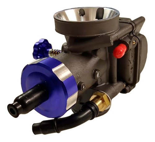 Imagen 4 de 6 de Carburador Moto Cortina Redonda 28 30 Mm Mejora Velocidad