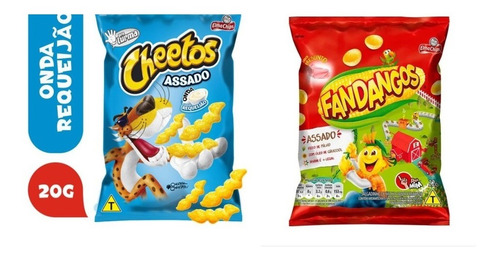 Salgadinhos Cheetos Requeijão + Fandangos Presunto 20 Unids