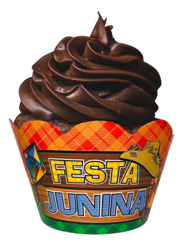 72 Forma Cupcake Festa Junina Julina Caipira Roça Arraiá