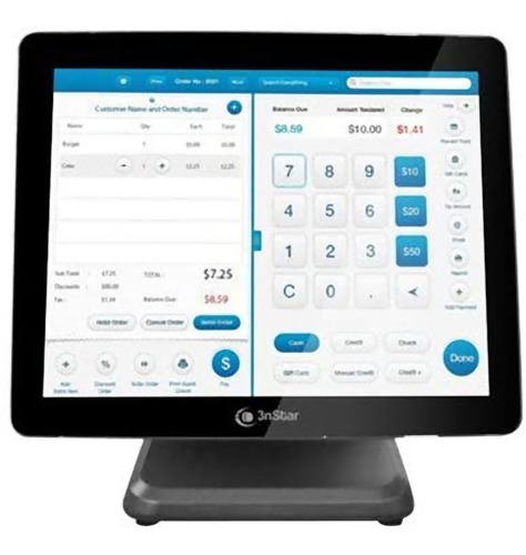 Imagen 7 de 7 de Combo Pos Pc Integrado Touch Screen 15 Gaveta Lector