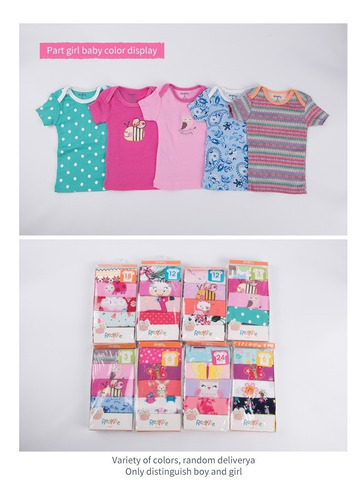 Pack 5 Poleras Manga Corta