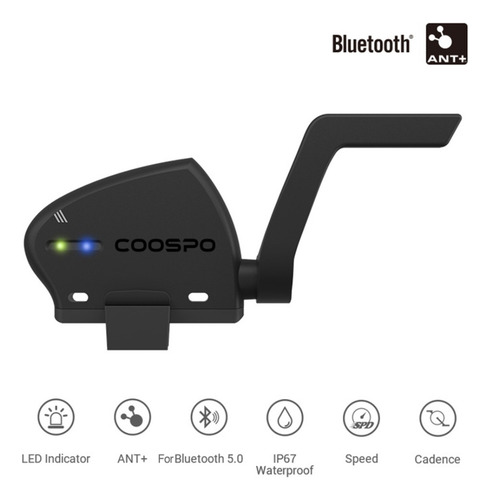 Sensor Bk805 Ant+ Bluet Cadencia Y Velocidad Simultaneo Bici