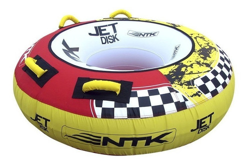 Boia Esportiva Inflável Rebocável Para Esportes Náuticos Jet Disk Para 1 Pessoa Ntk Nautika