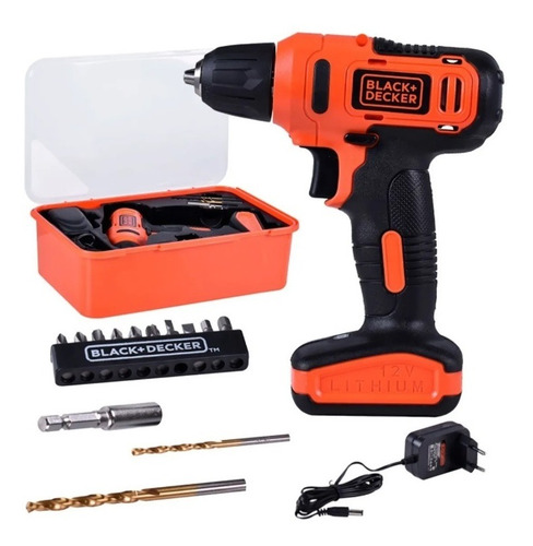 Imagem 3 de 4 de Parafusadeira Bateria Black+decker Ld12sp 12v 13 Acessorios