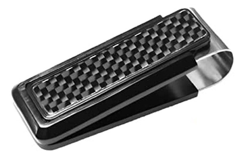 Clip Para Billete Money Clip Hombre Cartera Acero Inoxidable Color Negro