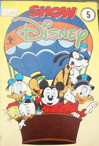 Historieta * Show Disney * Edit. Abril Cinco Nº 5