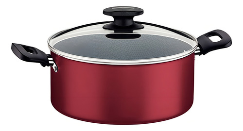 Bateria De Cocina 5 Piezas Loreto Roja Tramontina Rojo