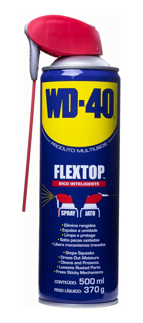Wd40 Flextop Spray Multiusos Desengripa Lubrifica 500ml