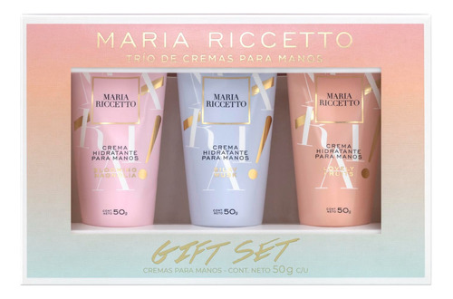 María Riccetto® Gift Set De 3 Deliciosas Cremas Para Manos