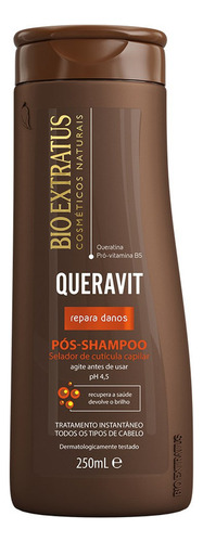 Pós Shampoo Queravit 250ml- Bio Extratus Selador De Cutícula
