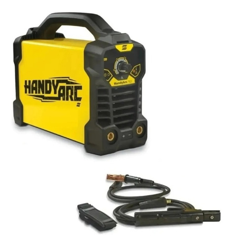 Soldadora inverter ESAB HandyArc 162i amarilla y negra 50Hz/60Hz 220V