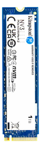 Ssd Kingston Standard Nv3 Con Formato M.2 2280 Nvme 4.0