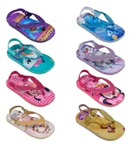 Comprar Kit 12 Pares Chinelo Baby Elastico Chinelos Bebê Menina D14