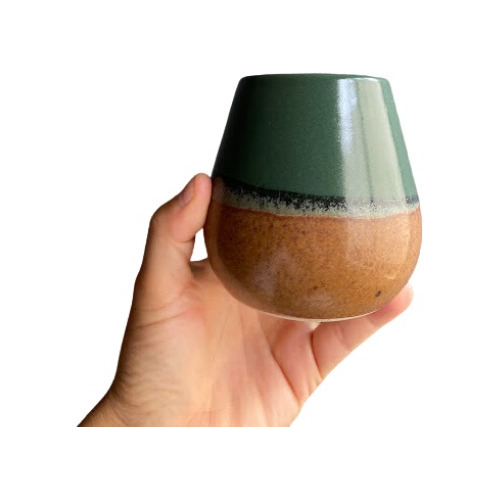 Imagen 3 de 4 de Mate Argentino Con Bombilla | Vaso Para Tomar Té Con Pajilla
