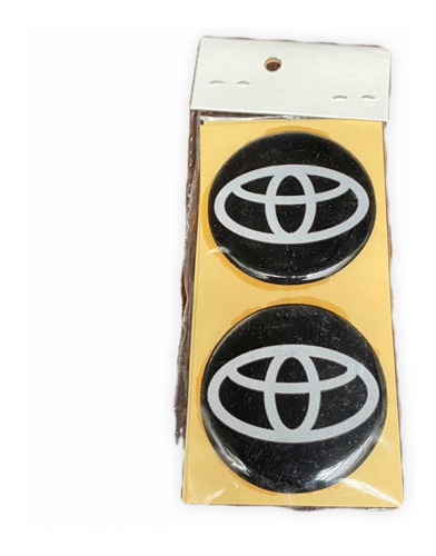 Centro Llanta Taza Pegotin Silicona Toyota 48mm Juego X4