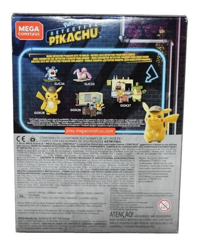 Mega Construx Detective Pikachu Pokemon Mr Mime
