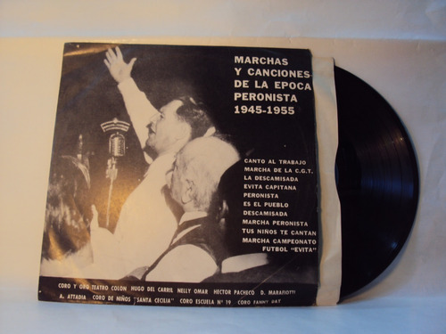 Vinilo Lp 96 Marcas Y Canciones De La Epoca Peronista 1945