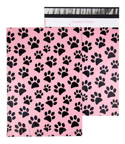  Poly Mailers 10x13100 Pack   Puppy Paw Prints  Bolsas ...