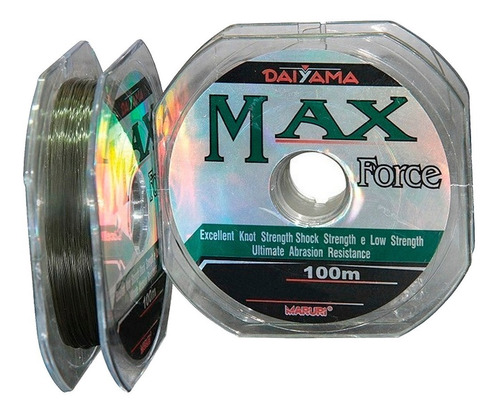 Tanza, Nylon, Linea, Monofilamento Max Force 0.26 Mm 100 Mts