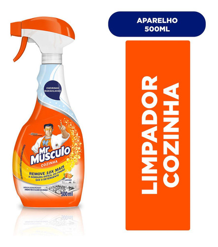 Kit 2 Desengordurantes Mr Músculo Laranja 500ml 10x Ação