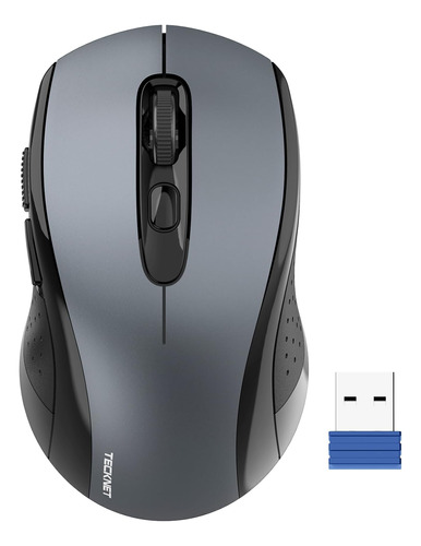 Ratón Inalámbrico Tecknet Para Computadora, Mouse Inalámbric