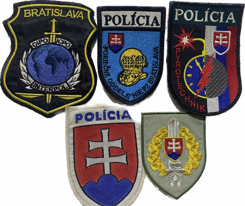 Parches Interpol Policia De Eslovaquia Variados