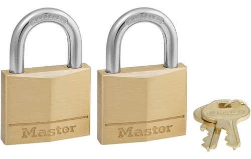 Candado Master Lock De Bronce Sólido Con Llave Diferente, Co