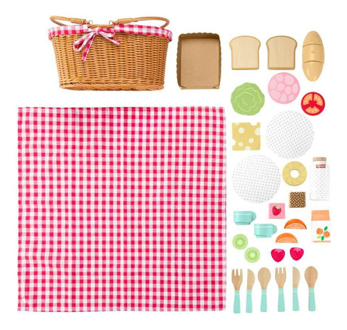 Fisher-price Juguete Para Bebés Canasta De Picnic De Madera