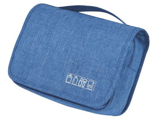 Necessaire De Viagem Impermeável Com Cabide 50226 Azul