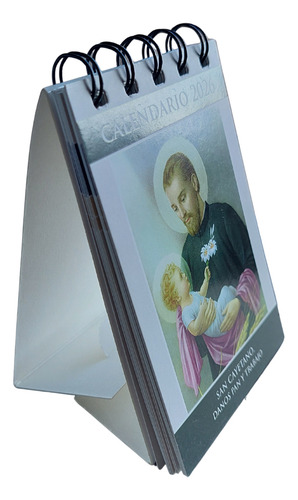 Calendario Religioso De Escritorio 2026 San Cayetano