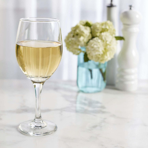 Libbey Clásico Blanco Copas De Vino, Juego De 4