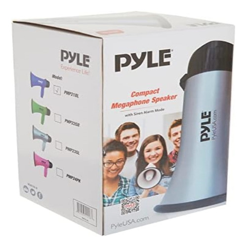 Pyle Pmp21bl Altavoz Megáfono Portátil Sirena Bullhorn - Com