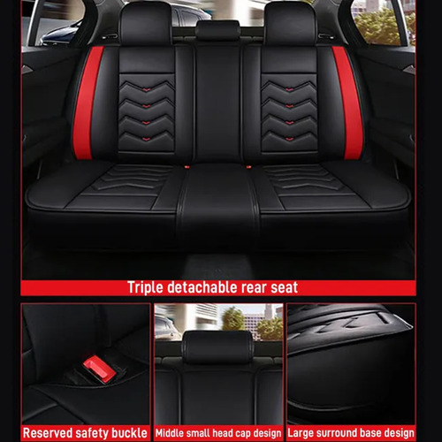 Forros De Asiento De Lujo Rojos Jn Rover