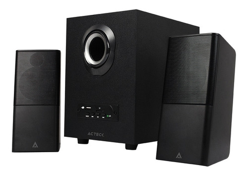 Bocina Acteck Ac-922067 Con Bluetooth Negra 110v