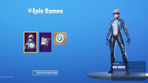 Fortnite Neo Versa + 500 V - Bucks (ps4) Codigo!!