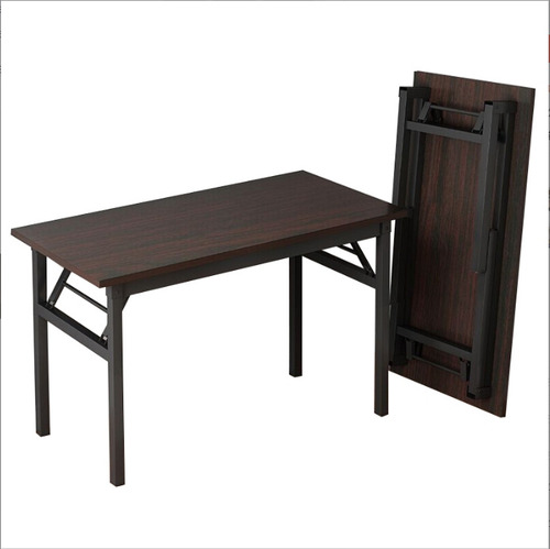Minimalista Mesa Escritorio De Ordenador Plegable 100cm Negro