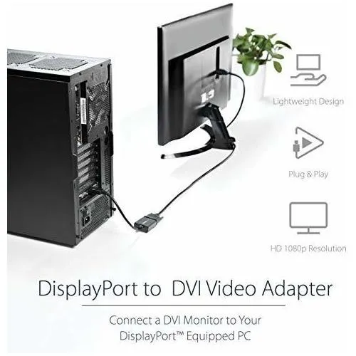 Startech.com Adaptador Displayport A Dvi - Displayport A Dvi