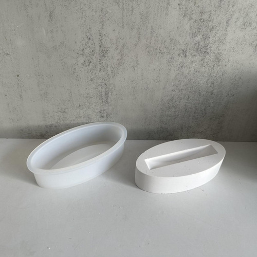 2x Modelo De Yeso De Silicona Con Base, Suministros De Arte,