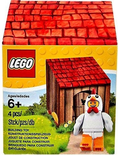 Lego Chicken Suit Guy Minifigure Con Coop