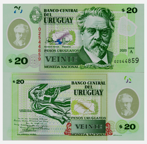 Uruguay - 20 Pesos - Año 2020