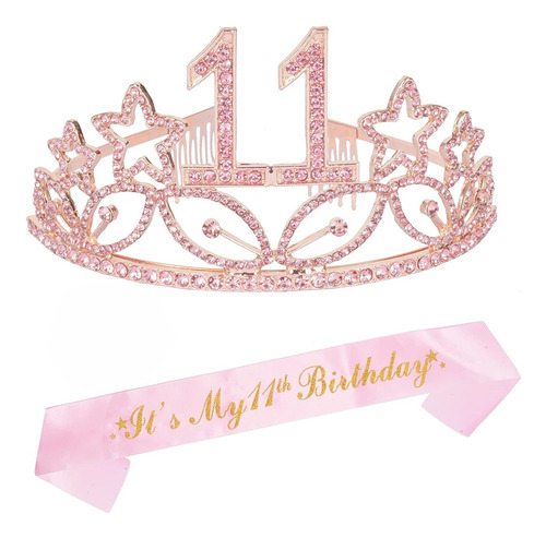 Th Birthday Tiara And Sash Pink, Th Birthday Gifts For ...